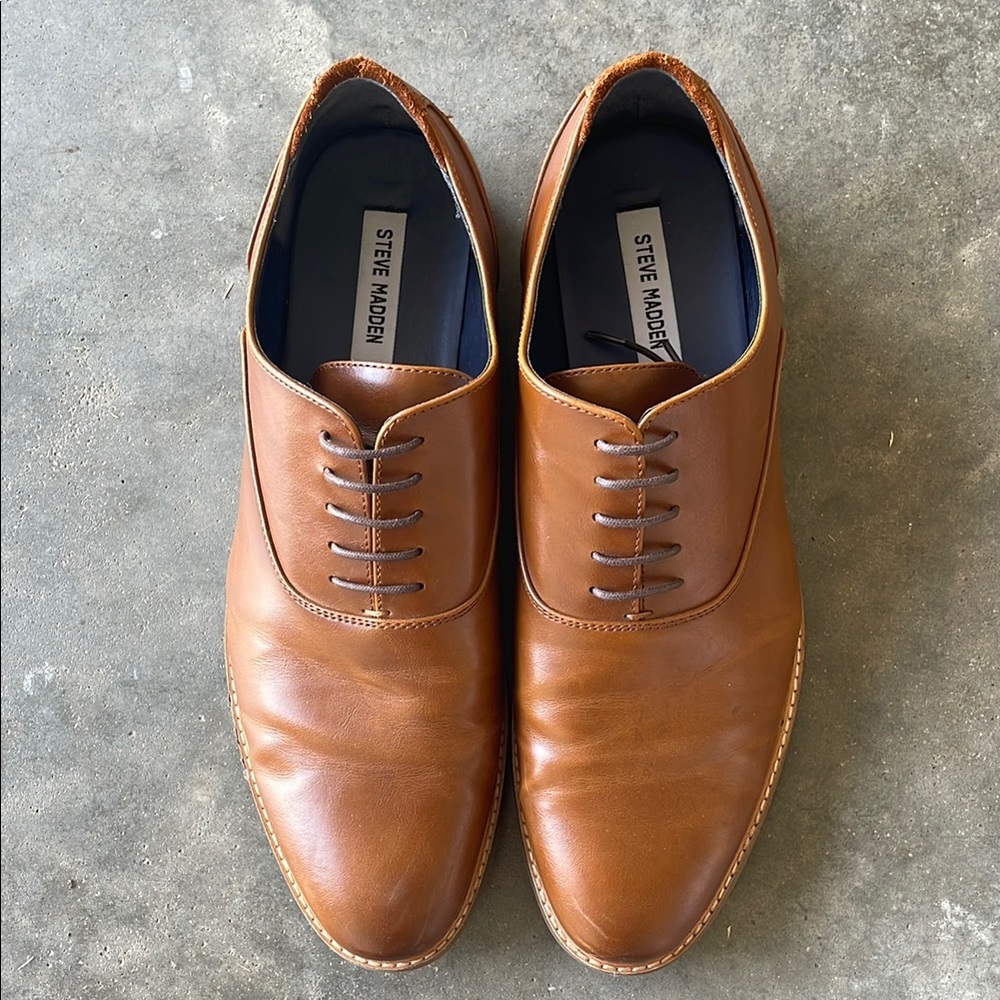 Steve Madden Brown Leather Oxfords